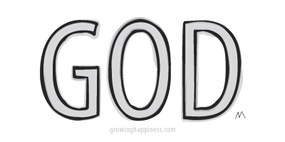Illustration of the word God
