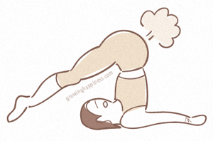 Fart-Inducing Halasana or Plough (Plow) Yoga Pose 